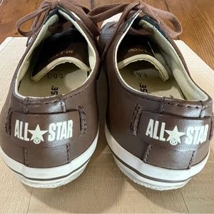 RARE Leather Low Top Converse All-Stars